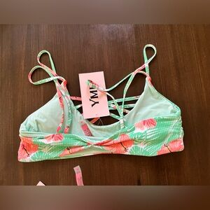 Two piece floral bikini